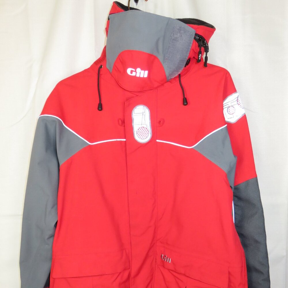 Gill OS4 Offshore Atlantic Jacket Sailing Boating Marine Coat Red Mens M OS4J